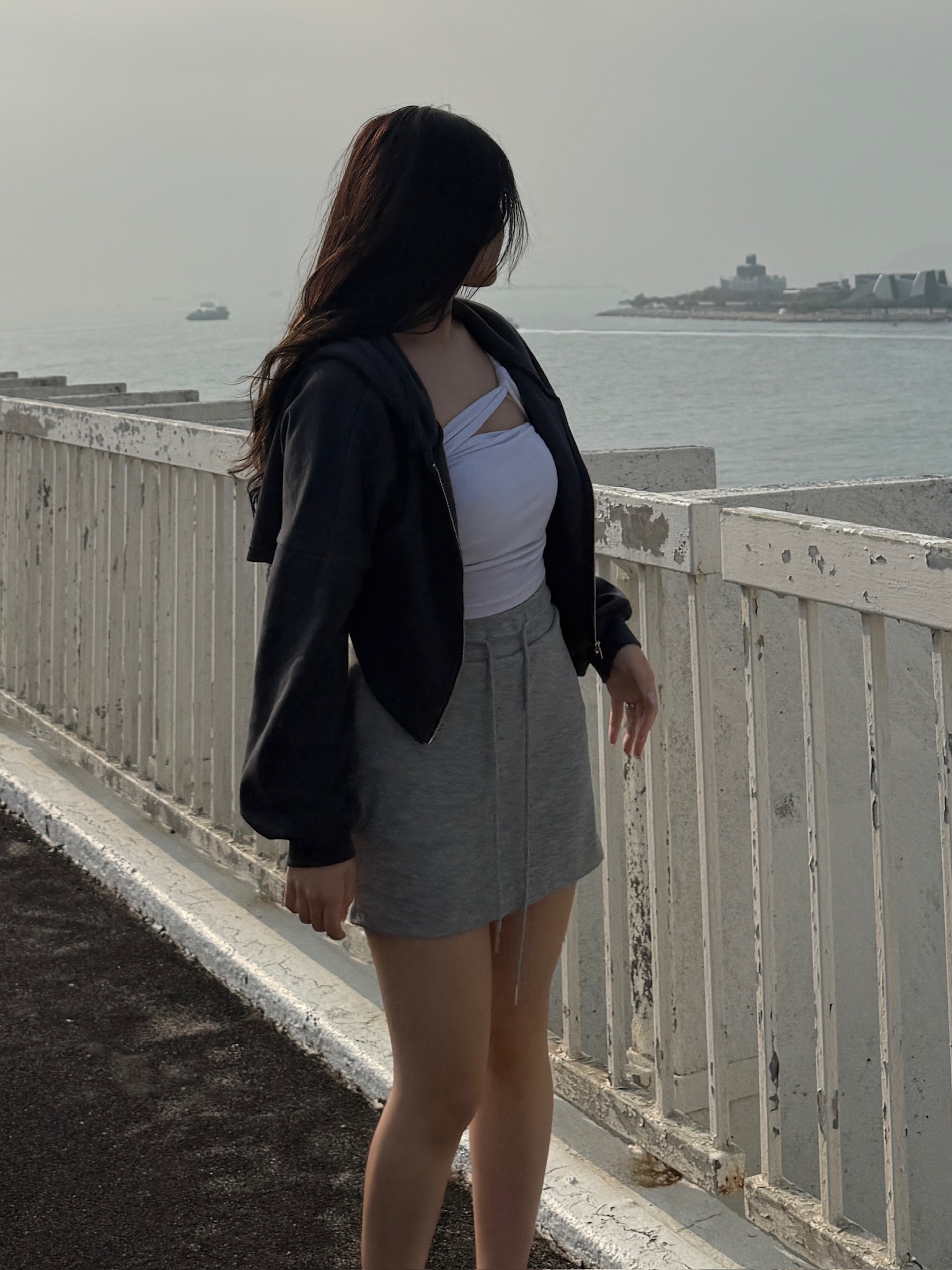 有打底～舒適之最！Day Day休閒大彈性短裙 // 兩色入