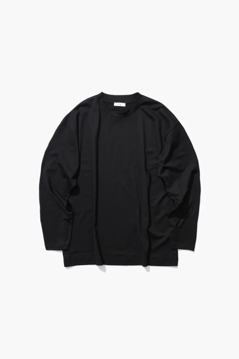 ATON SUVIN 60/2 OVERSIZED LONG SLEEVE SHIRT (5COL)