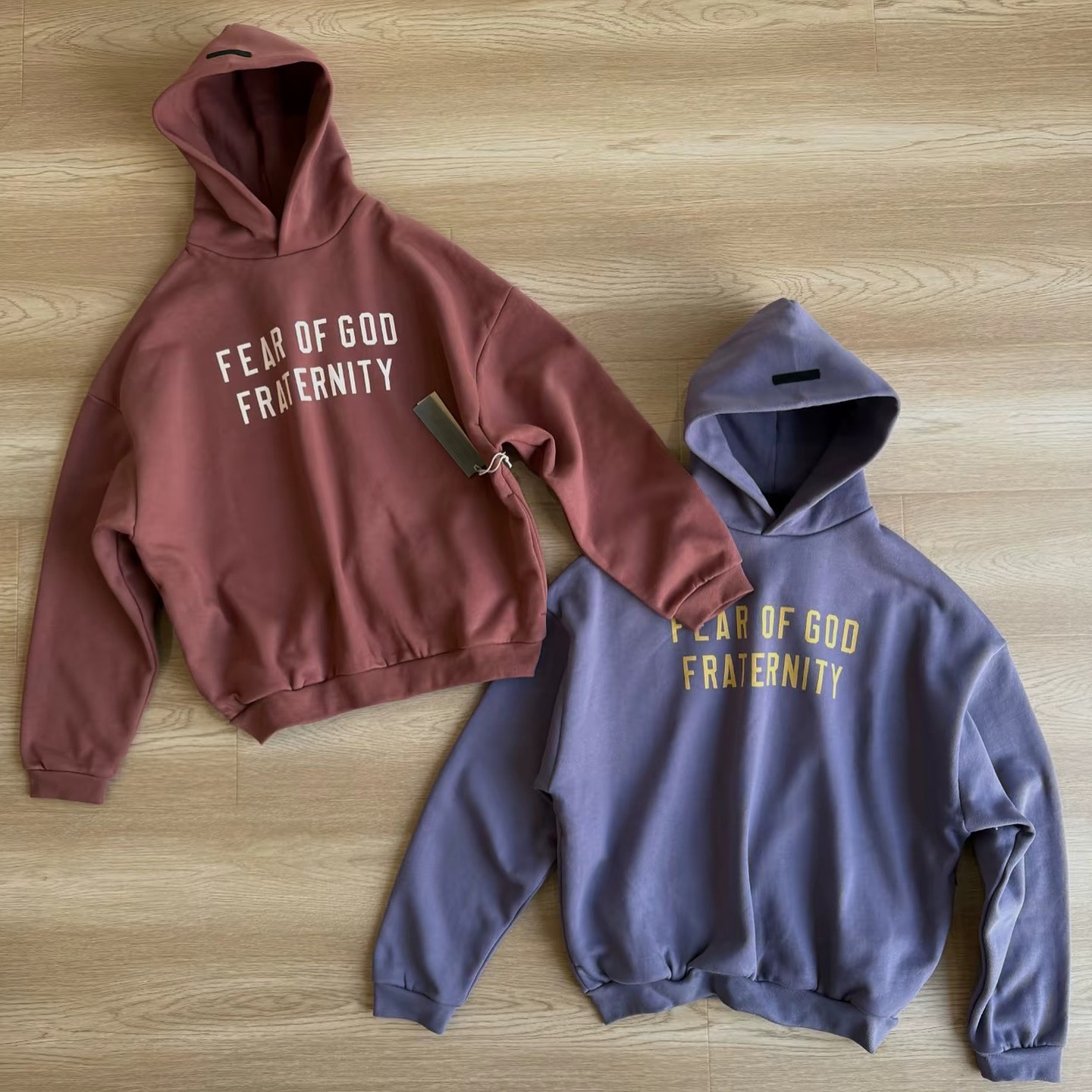 Fear of God Essentials FALL24 HOMECOMING FRATERNITY  Heavy Fleece Hoodie 兩色
