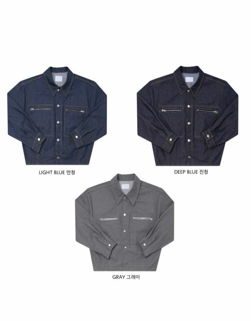 反領開胸外套 TAC-0118JK