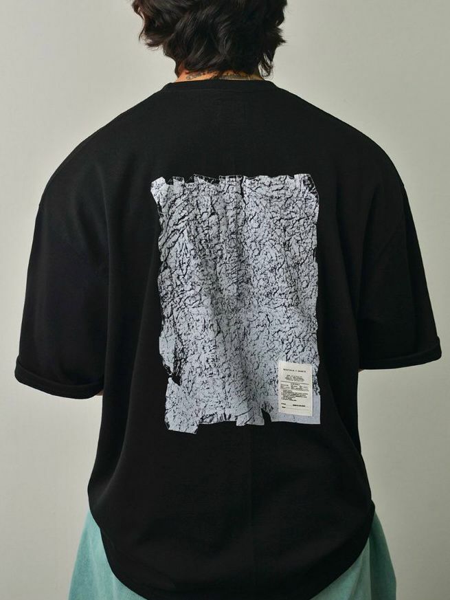 OverSize英文字圖案短袖Tee T5666