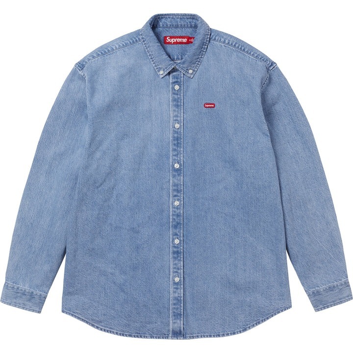 現貨┃Supreme 25SS small Box Denim shirt 牛仔 扣領 襯衫 長袖