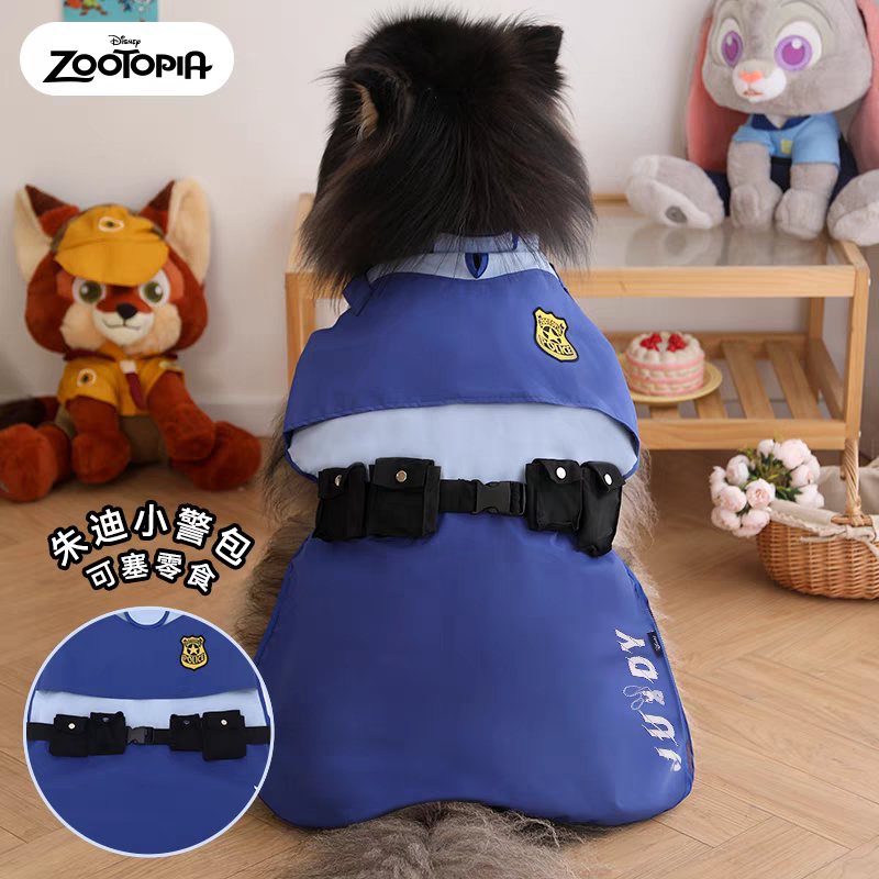 宠物衣服 ZOOTOPIA 朱迪警长 大狗衣服 防水面料