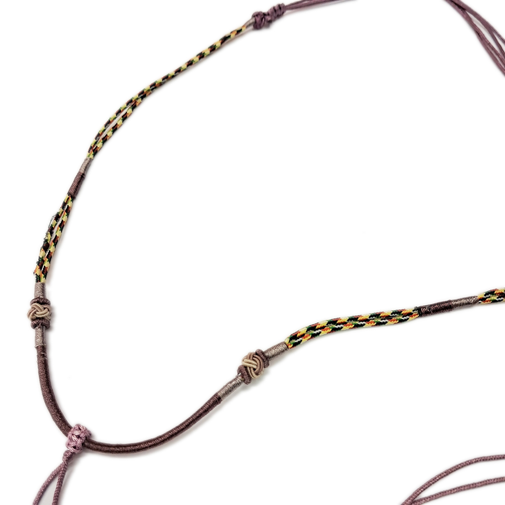 紅色五色線 中國結項鍊配件【十方】154375