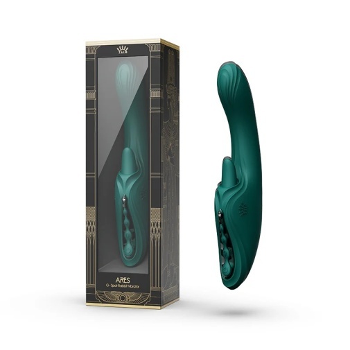 Zalo Ares APP Heating Vibrator Turquoise Green