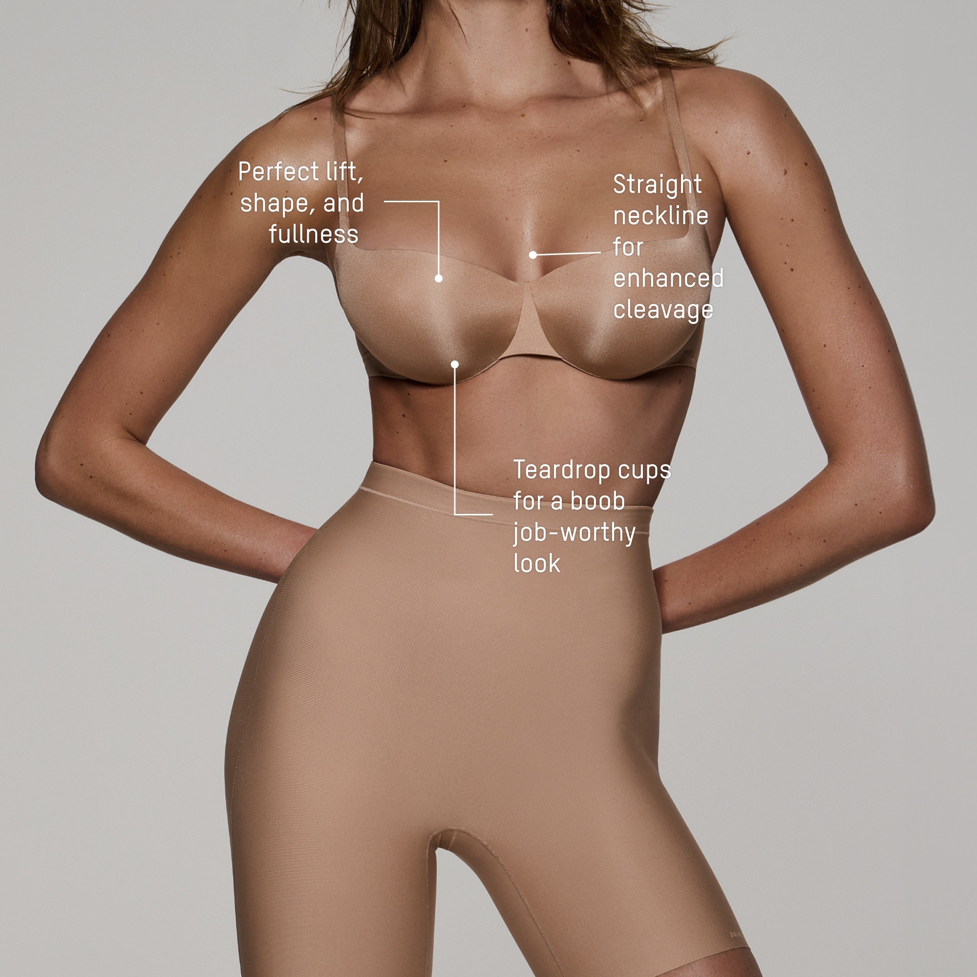 (預購) SKIMS 平口托高隱藏鋼圈內衣Ultimate Push-Up Balconette Bra