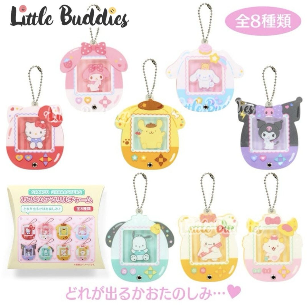 日本 Sanrio 亞加力多層匙扣盲盒 - 頭形遊戲機