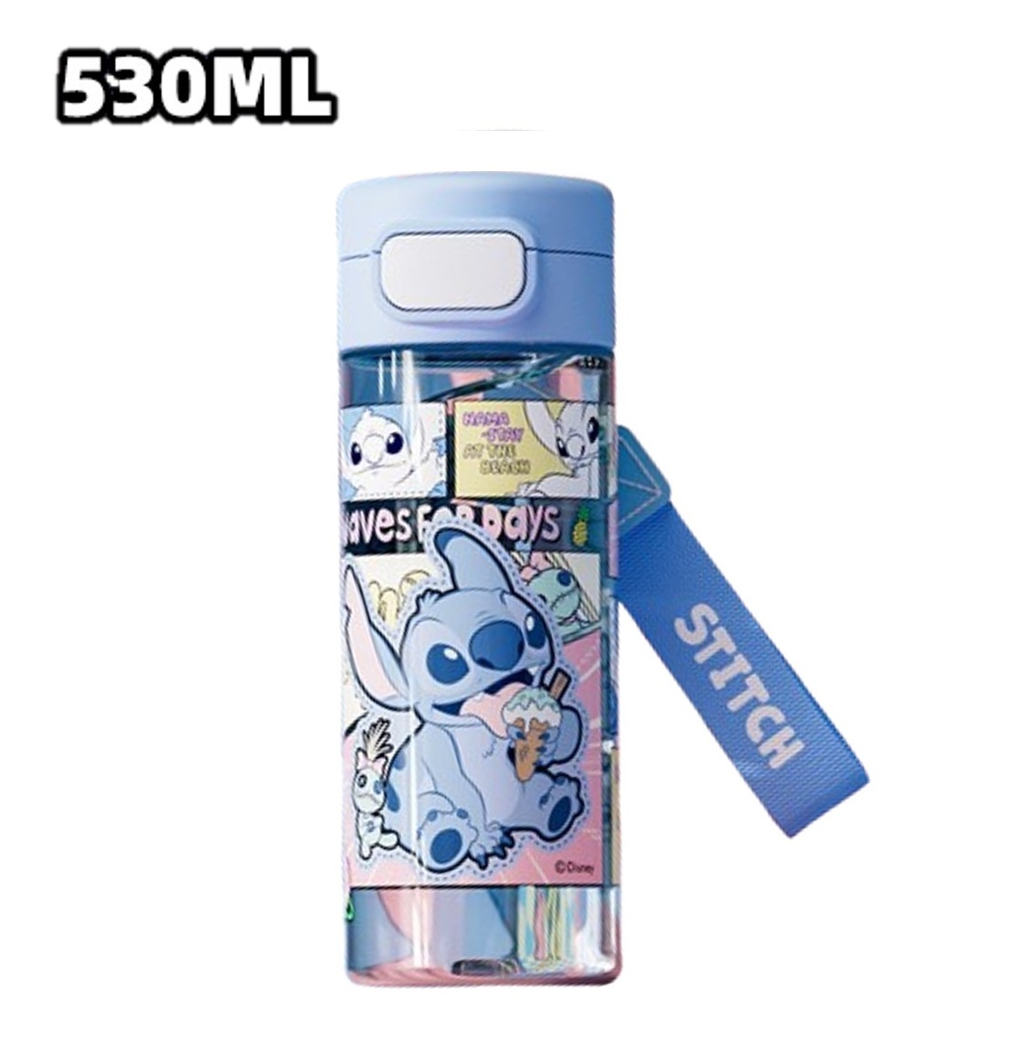 迪士尼史迪仔 | 便攜式水樽(530ml)