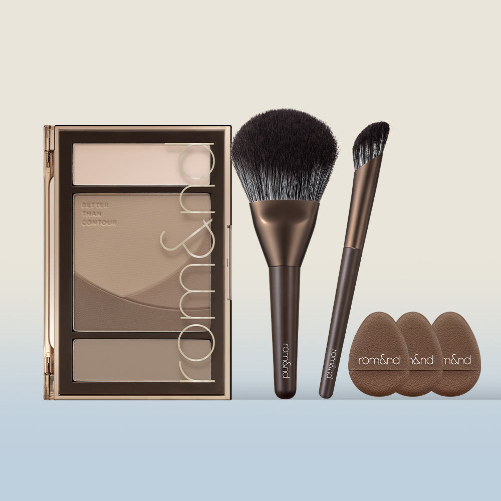 Romand Better Than Contour [Official Brush with Puff Set]