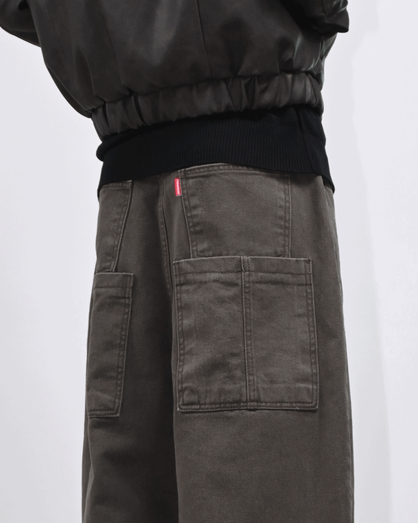 訂製口袋棉工裝休閒褲