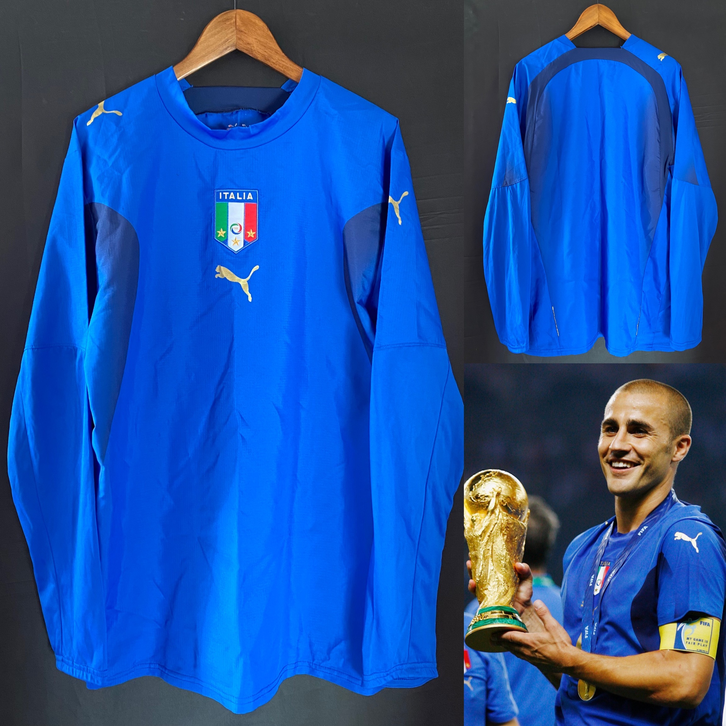 Italy 2006 Puma L/S Home Shirt