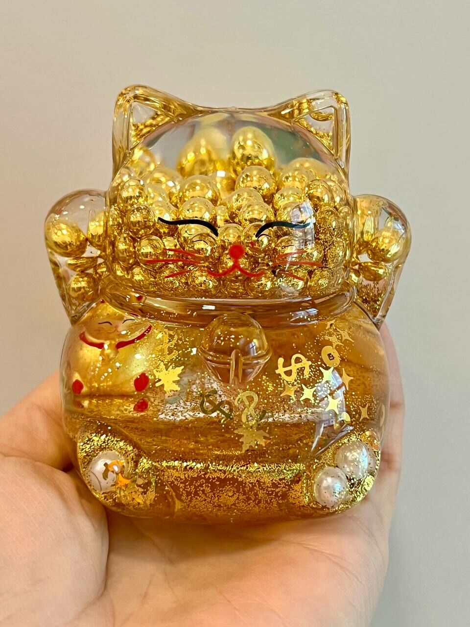 [S] GEMZ & CO BFG FORTUNE CAT WITH FLOATING INGOT & MINI FC DISPLAY, X82 (X82)