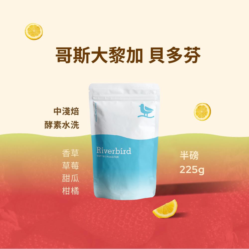 【Riverbird】《225g》哥斯大黎加 貝多芬 中淺焙/酵素水洗