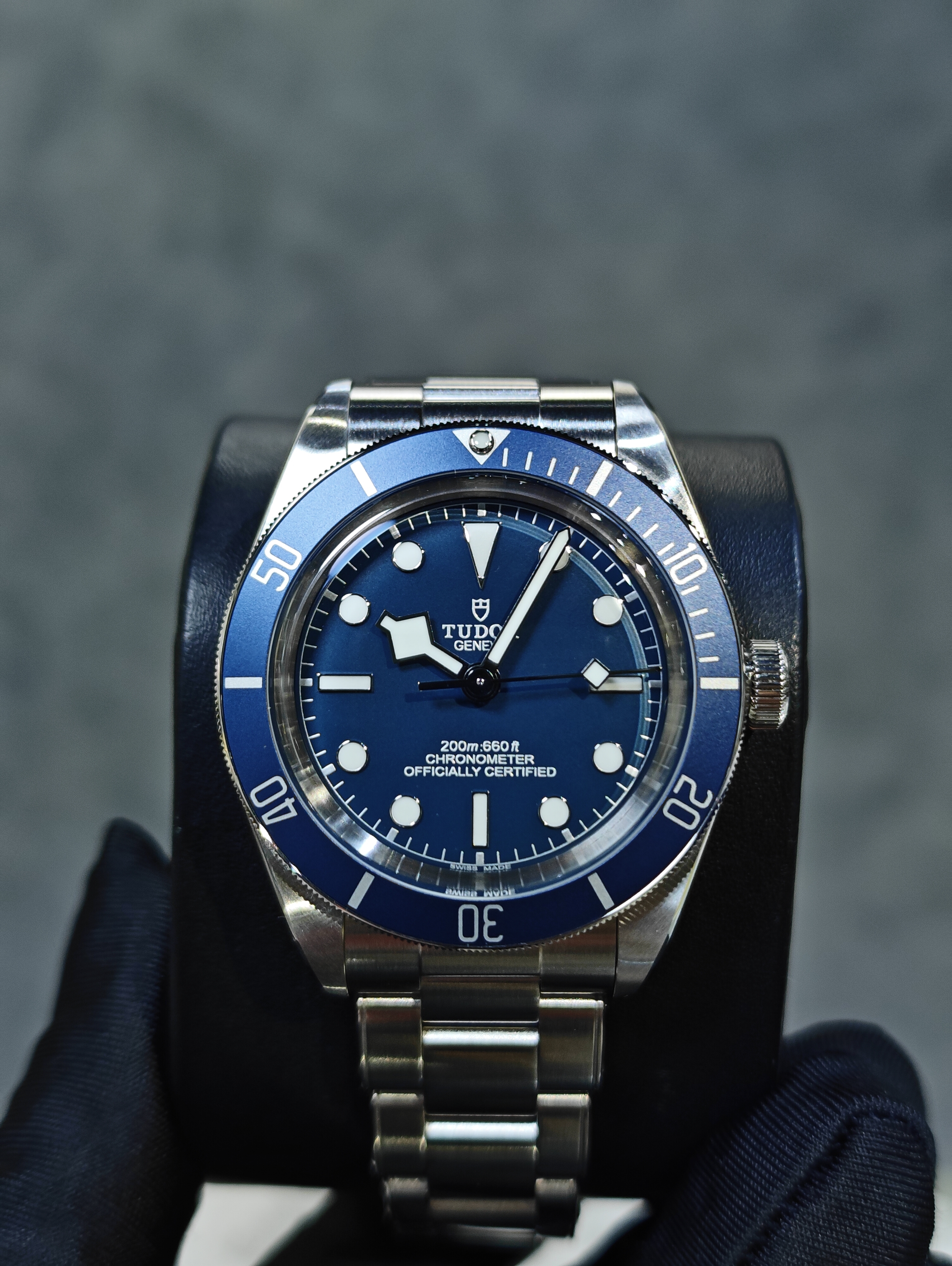 茶 cherry Black Bay Fifty-Eight Brown Leather Strap Watch | 39mm | M79030N