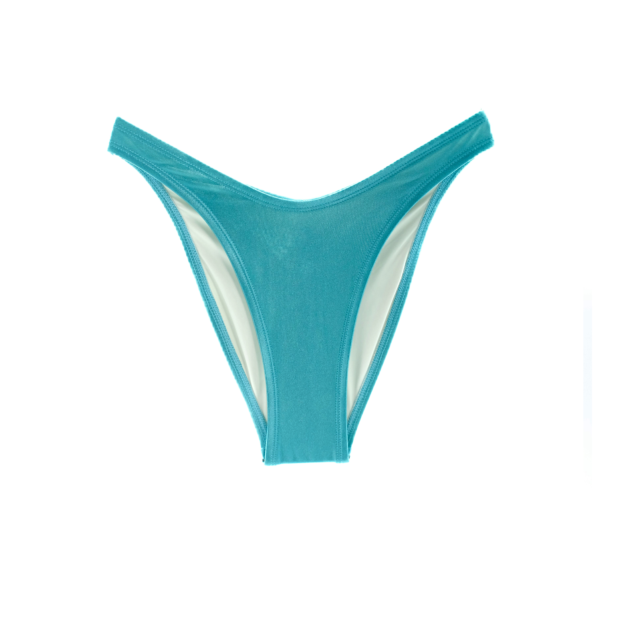 【絲光霧霾藍】VOU 海鷗拋臀泳褲