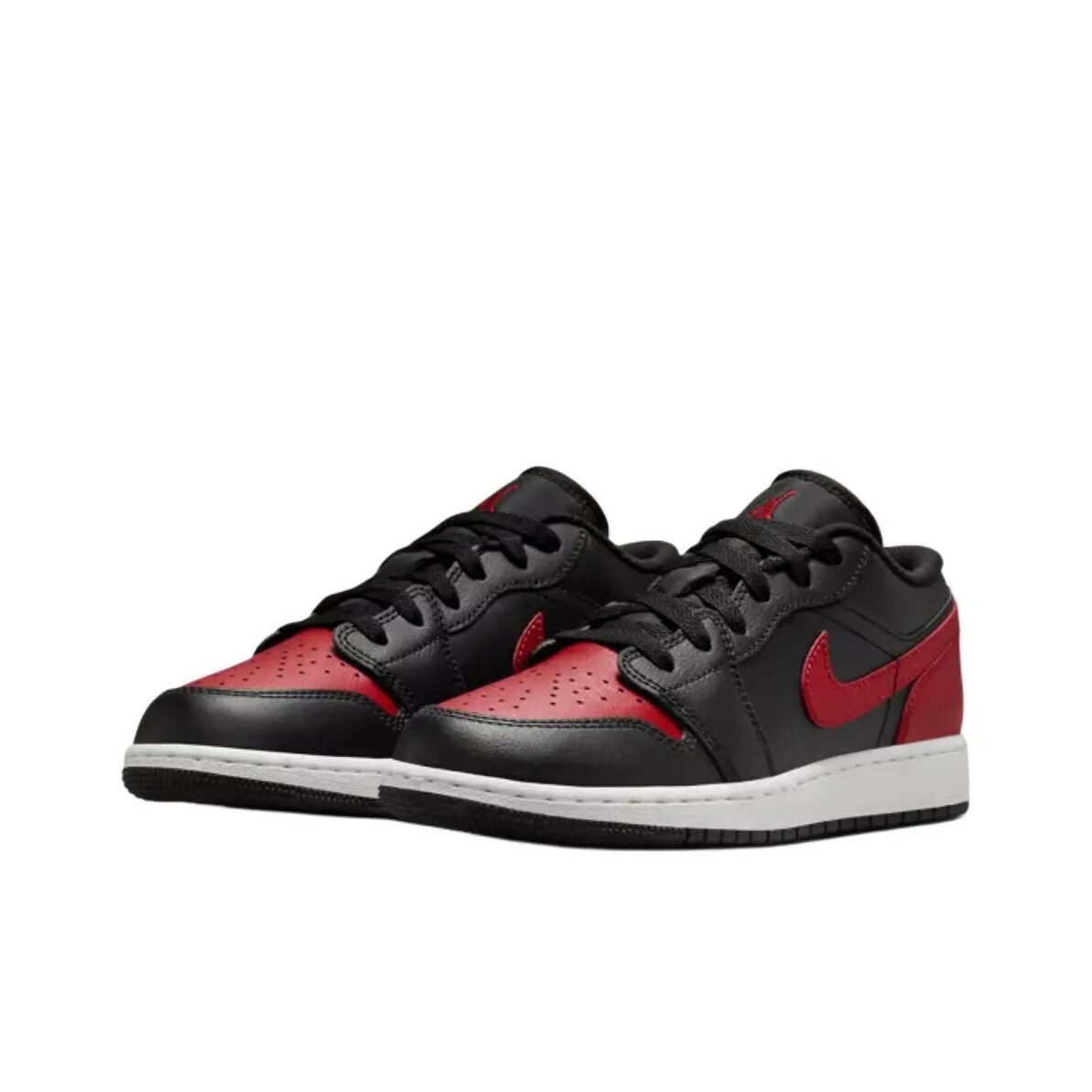 Nike Air Jordan 1 Low Bred Twist 黑紅 GS 553560-067