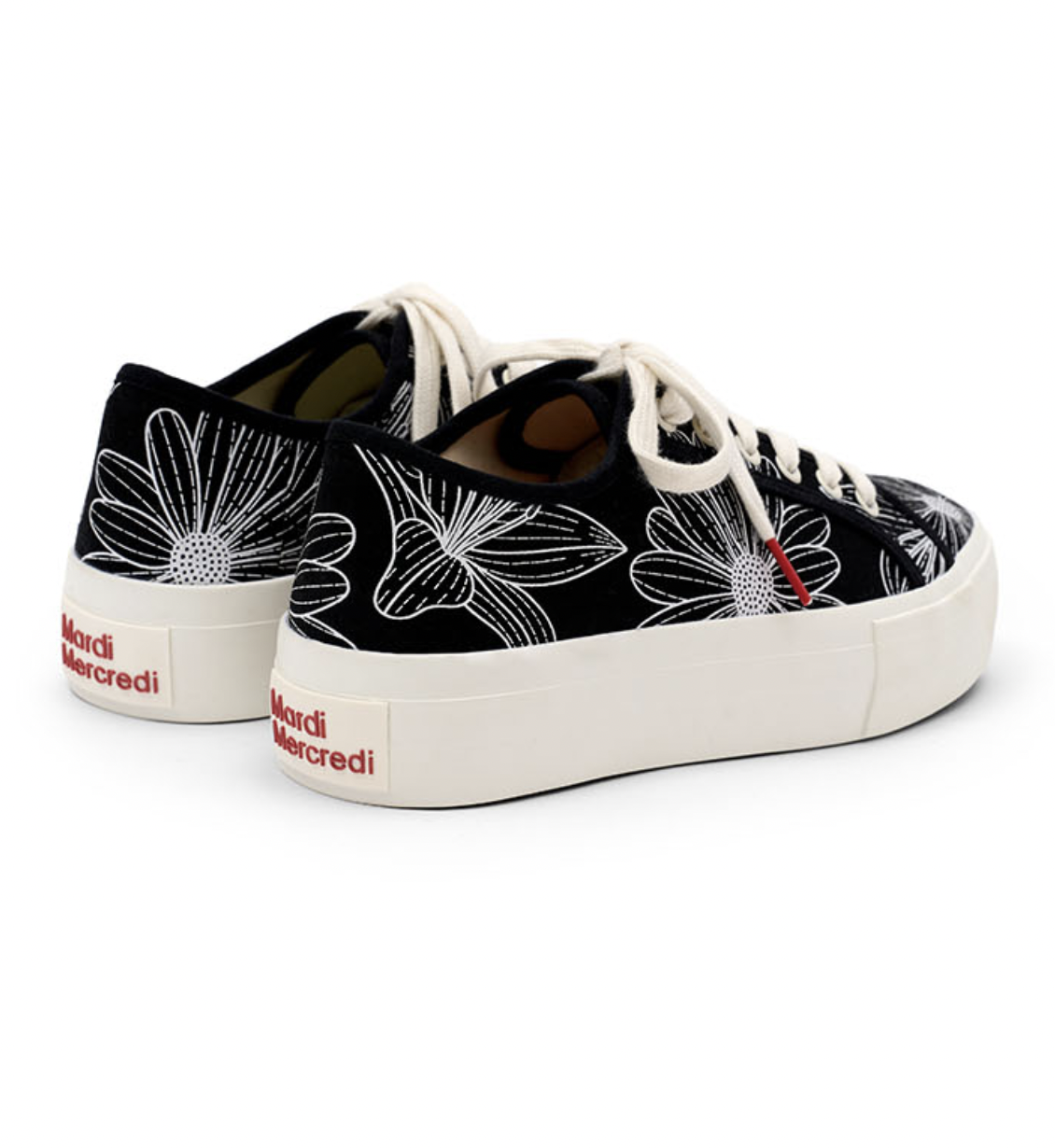 韓國Mardi Mercredi FLOWERMARDI PLATFORM SNEAKERS_BLACK