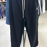 [S] WHO.A.U STEVE HEAD PATCH JOGGER,BLACK, WHTMF2251F-19-BLACK (SWAU497)