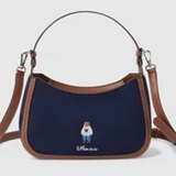 [S] WHO.A.U STEVE MINI HOBO BAG,NAVY, WHBGE3813A-59-NAVY (SWAU506)