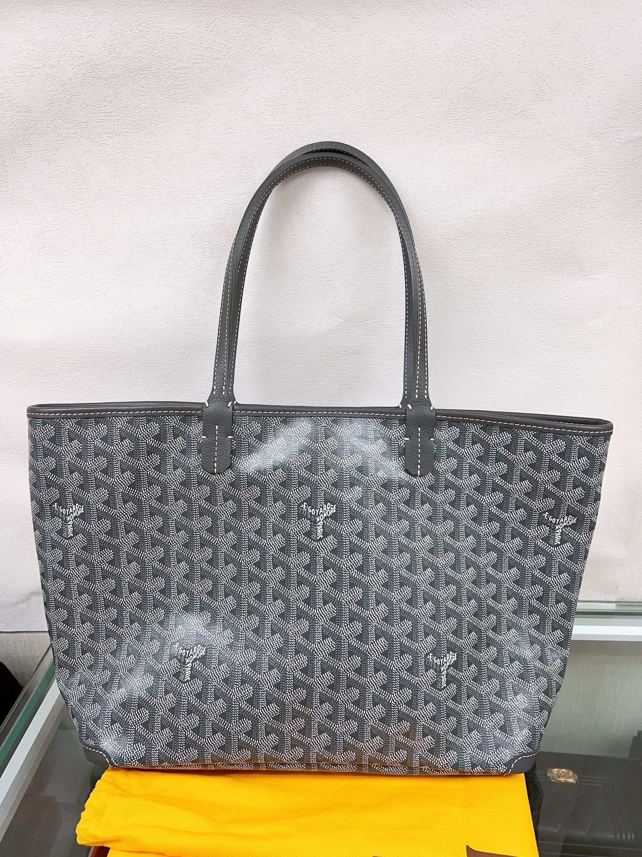 Goyard artois pm tote (grey)
