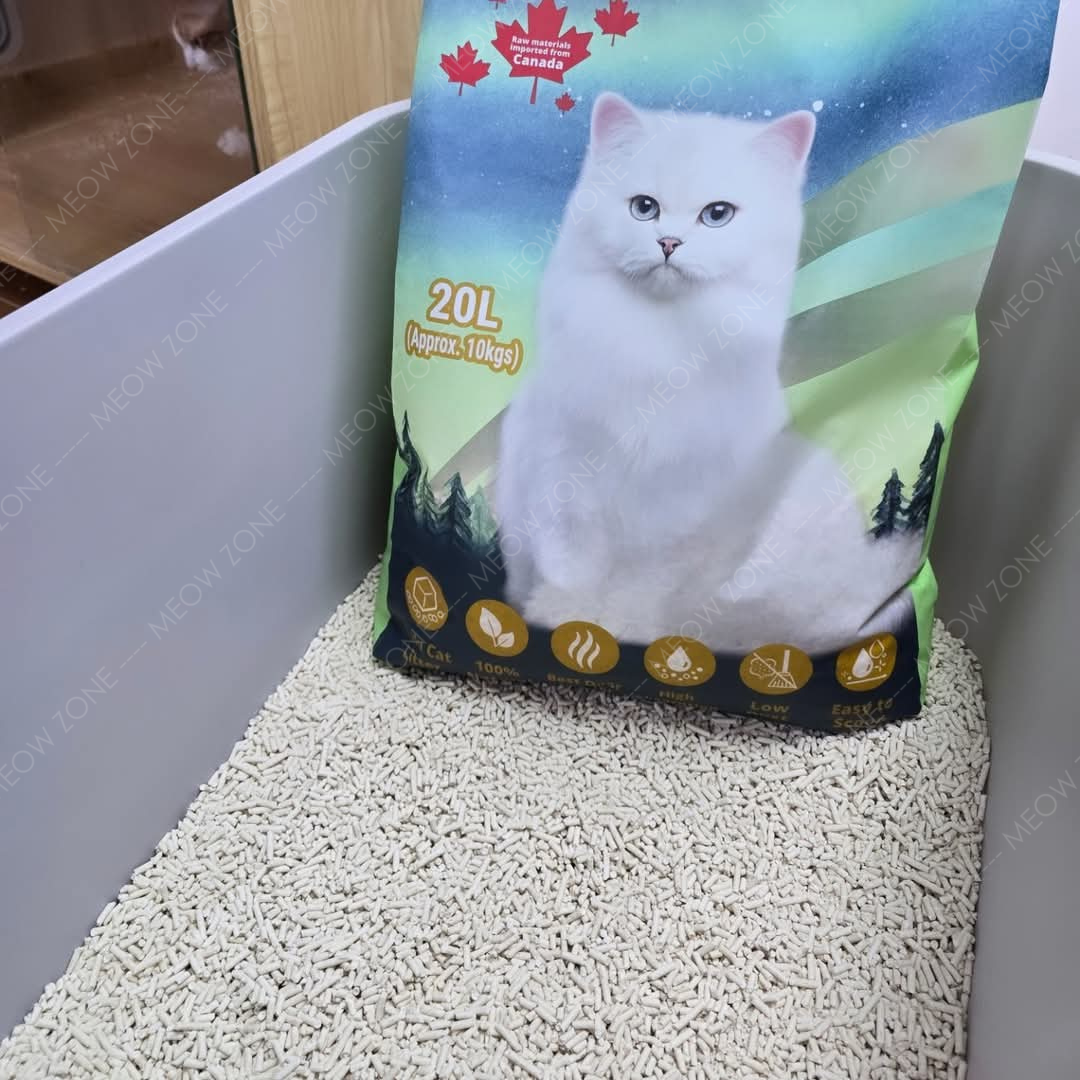 Astkatta Premium 100%全天然有機豆腐貓砂 (可沖廁) - 1箱 (20L x 2)