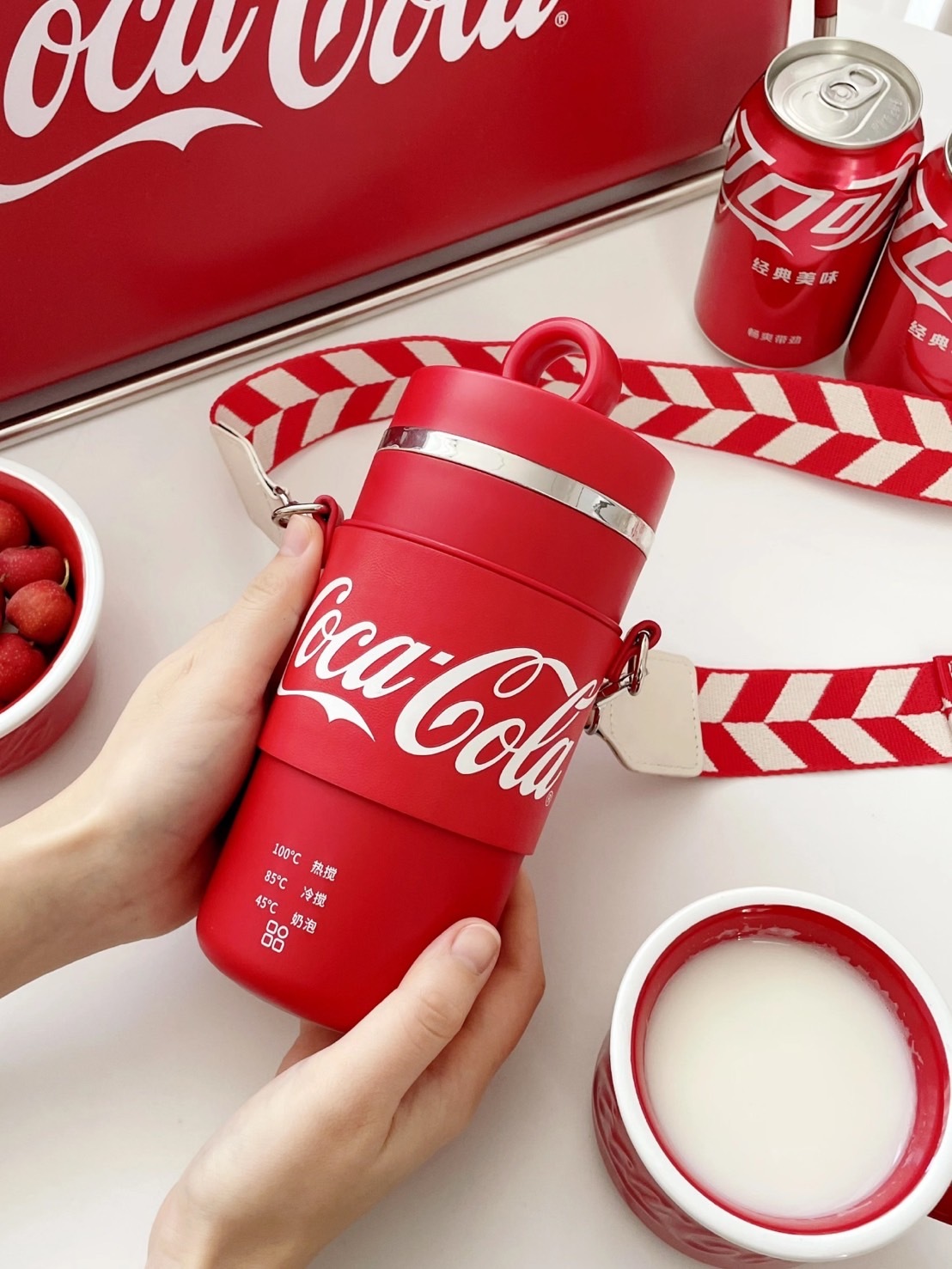 可口可樂聯名 奶泡機 多功能攪拌杯