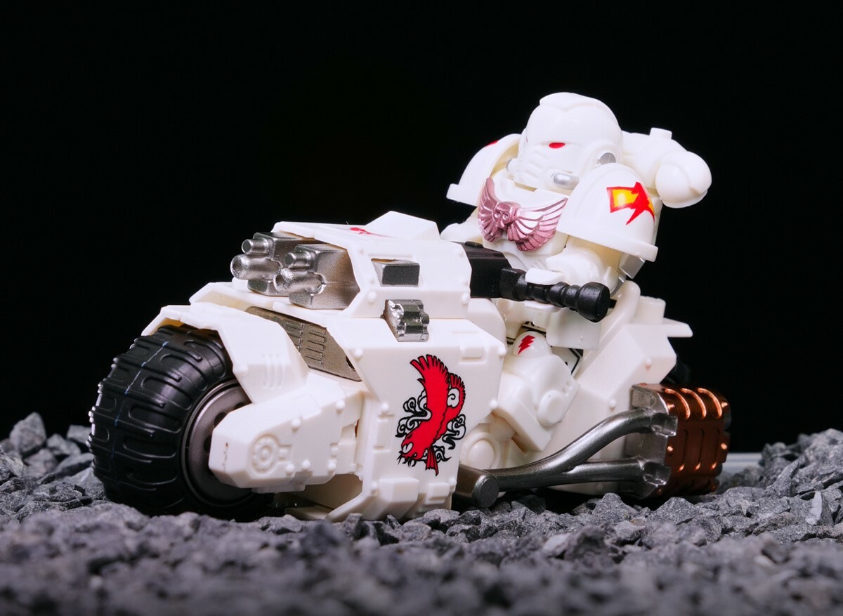 MOC Predator Motorcycle 40k White Scars Buildings Set Fit Lego MY04