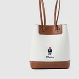 [S] WHO.A.U STEVE CANVAS BUCKET BAG,IVORY, WHBGE3814A-39-IVORY (SWAU512)