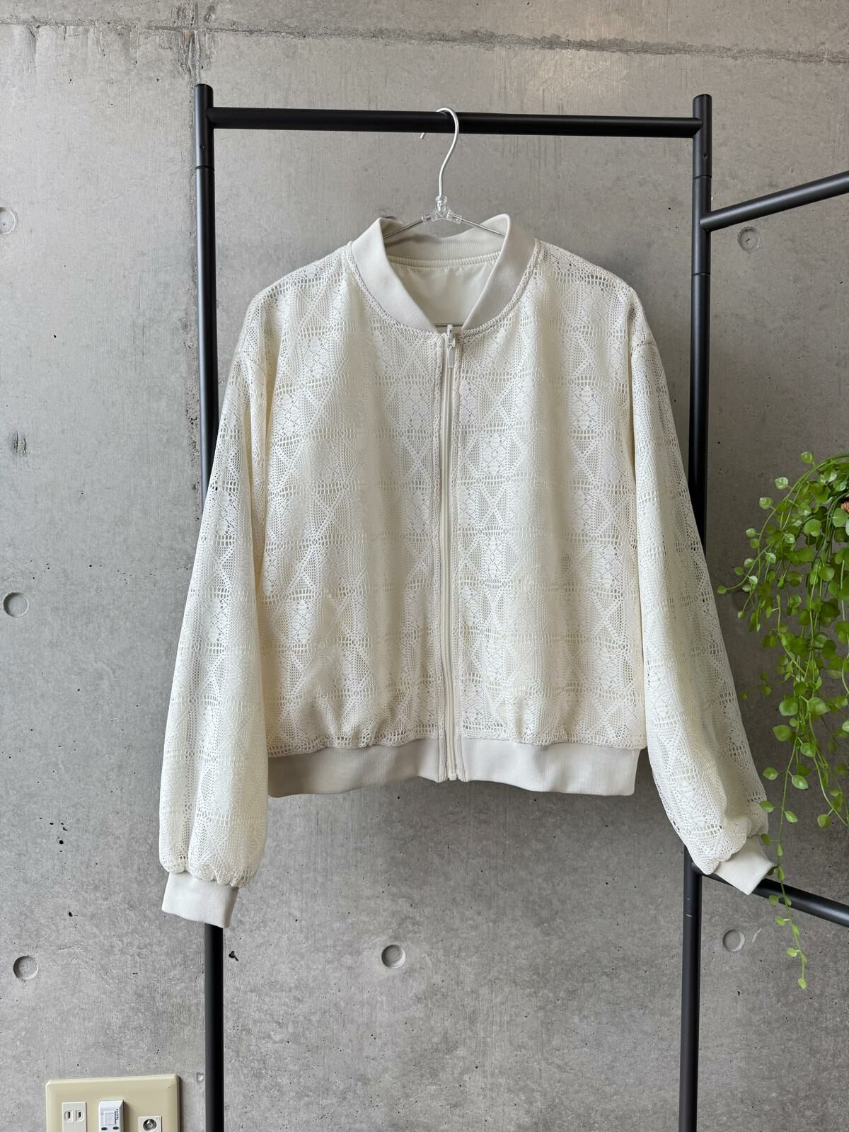 雙面穿蕾絲運動風套Bomber外套【日本直送】