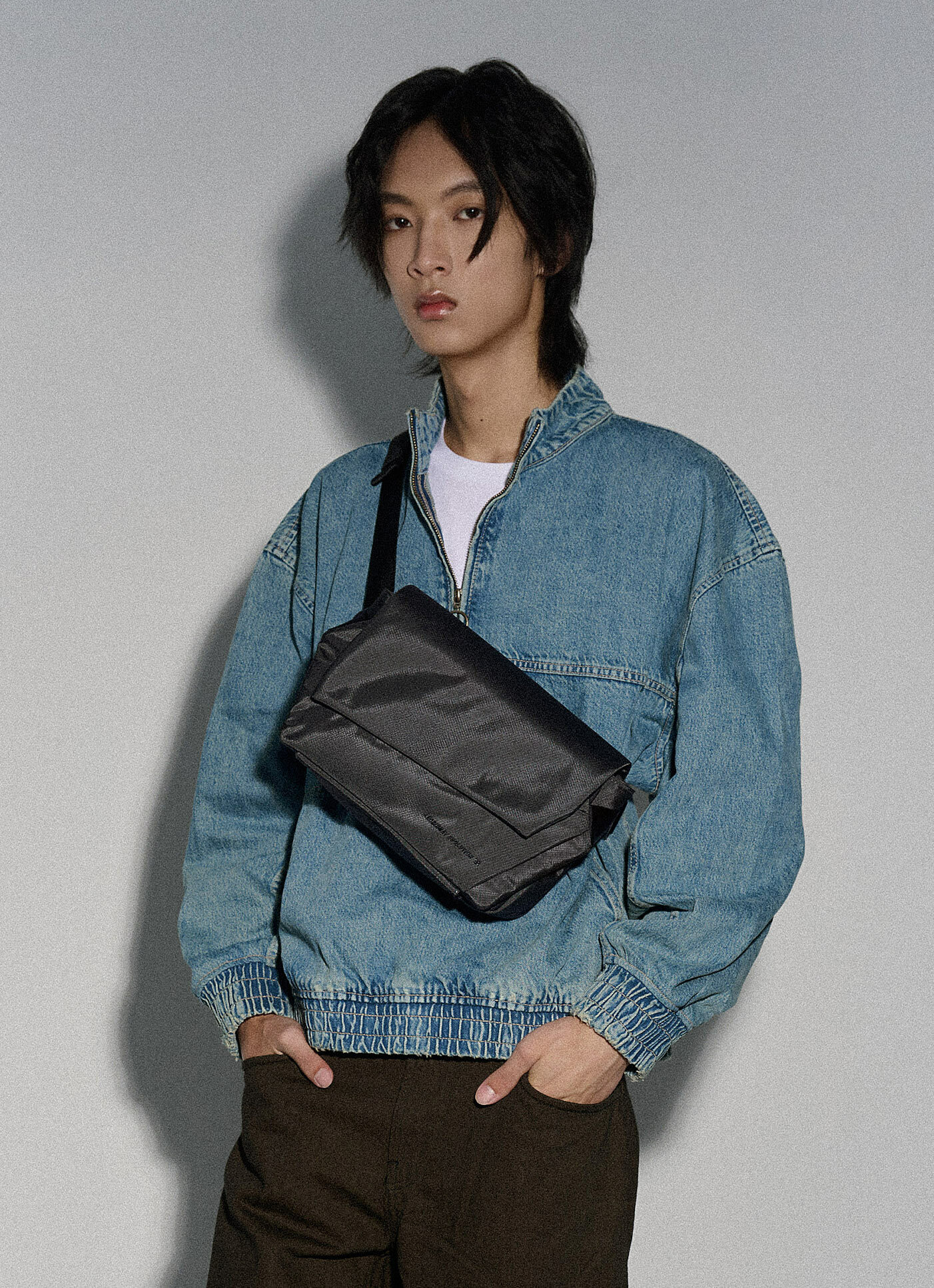 ★ROBINMAY 賽克胸包 ナイロン ロゴ ショルダーバッグ/送料込 ☆ROBINMAY 賽克胸包 ナイロン ロゴ ショルダーバッグ/送料込