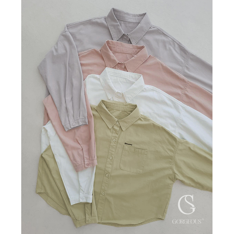 G7713 現貨「高磅刺繡夾克外套」