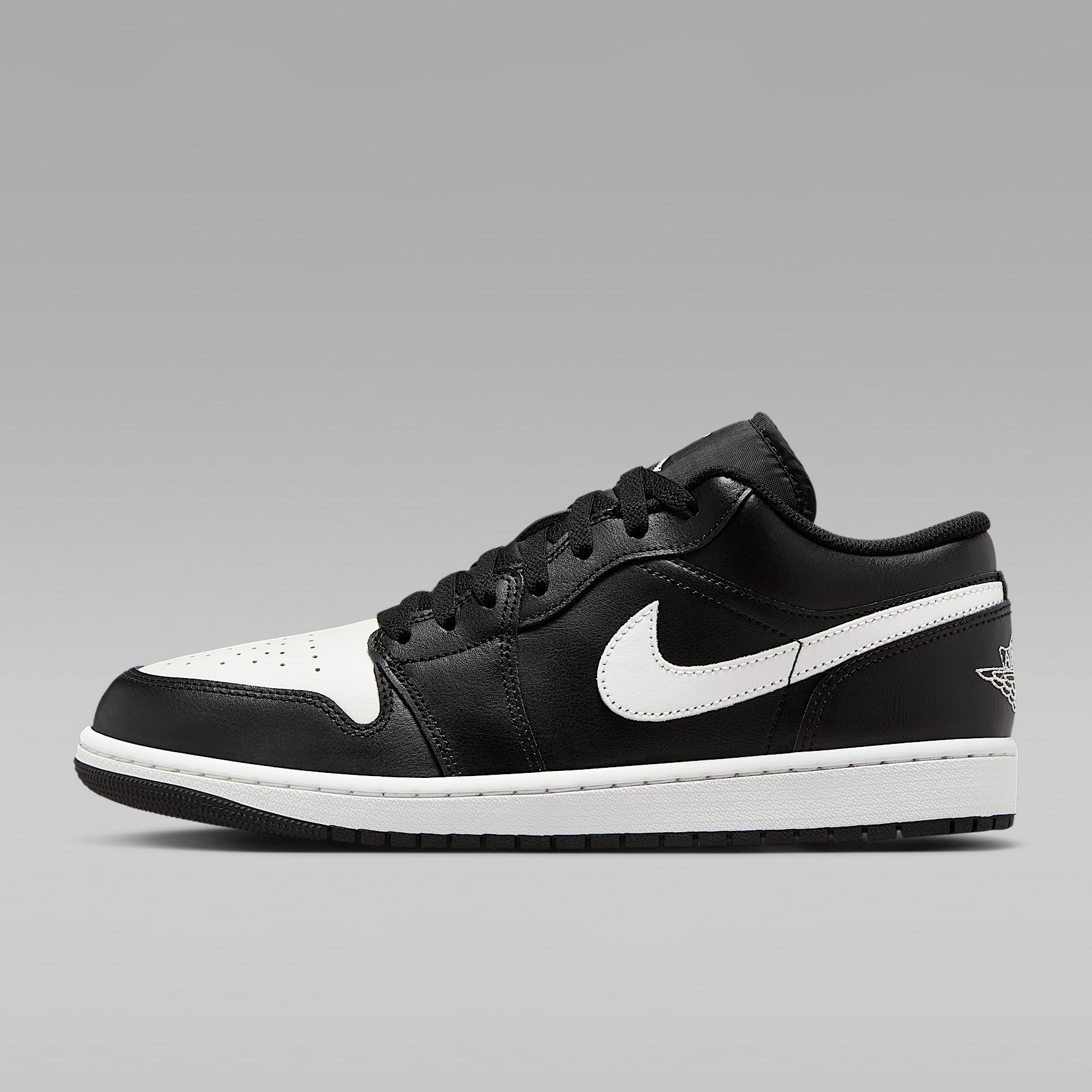男鞋 NIKE AIR JORDAN 1 LOW 黑白 熊貓 復古 皮革 低筒 休閒鞋【553558-043】AJ1 AJ1OG