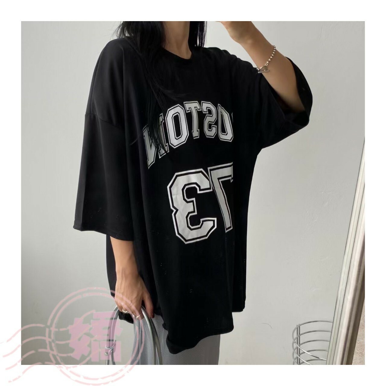 K10002美式數字73號踢(黑'白)