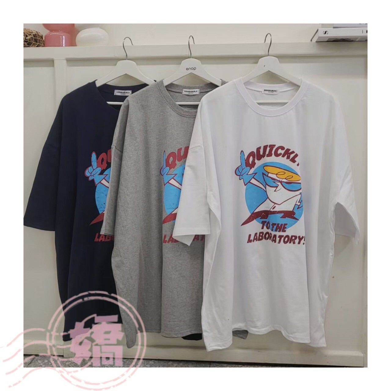 K10005卡通博士圖案踢(藍'白'灰)