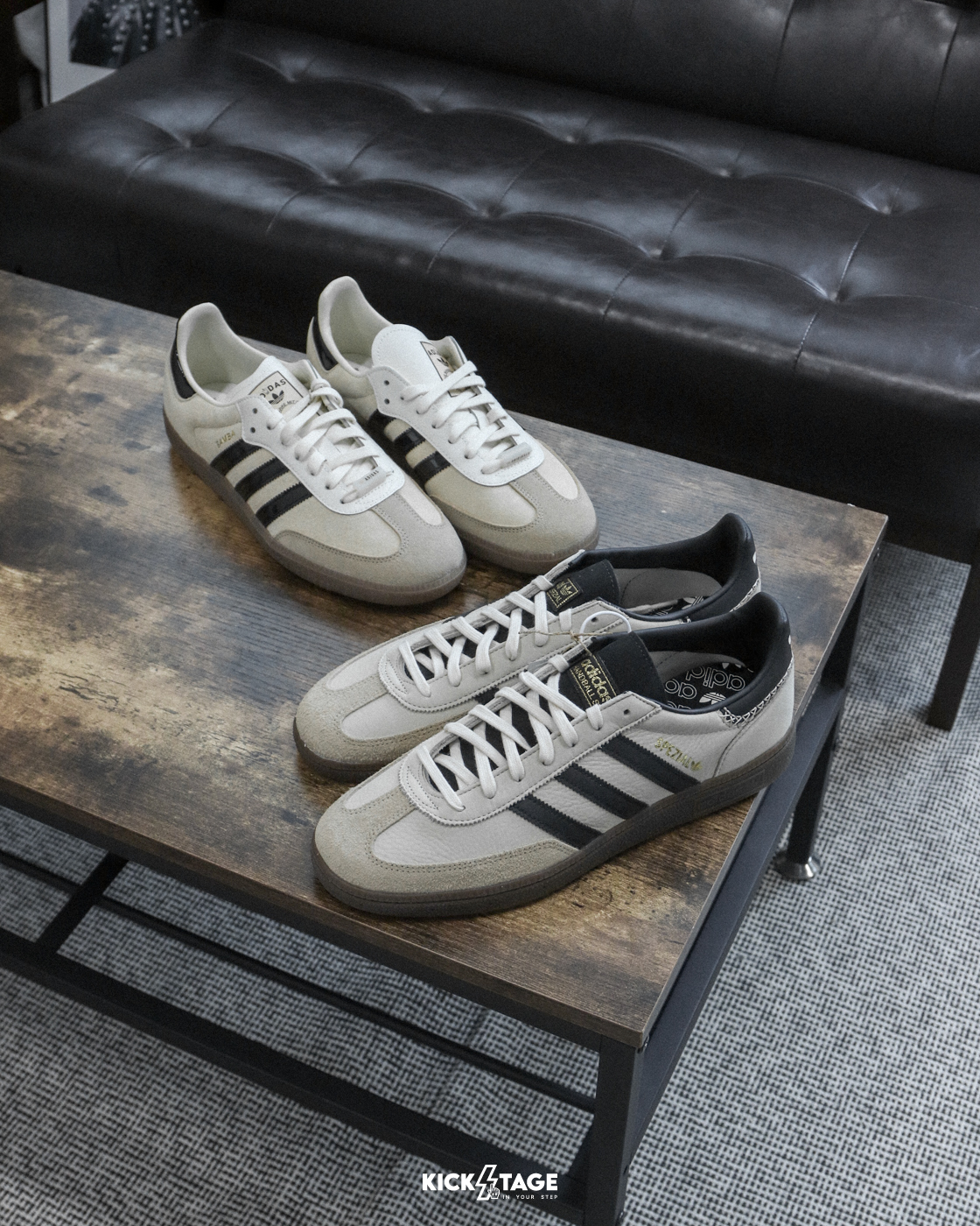 男女鞋 ADIDAS HANDBALL SPEZIAL 焦糖奶茶 經典 復古 麂皮 德訓鞋 休閒鞋【IE3698】