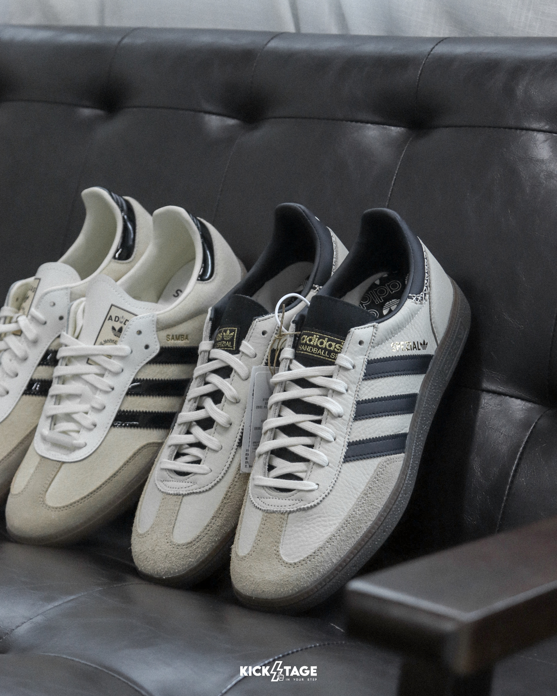 男女鞋 ADIDAS HANDBALL SPEZIAL 焦糖奶茶 經典 復古 麂皮 德訓鞋 休閒鞋【IE3698】