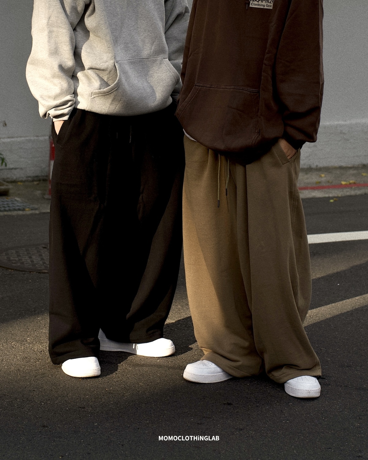 OurPick Heavyweight Baggy Sweatpants 寬版落地抽繩棉褲 2色