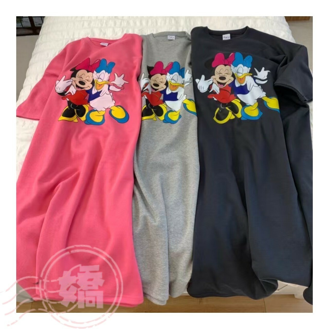 K12003米妮戴西勾肩OPS(粉'灰'黑)