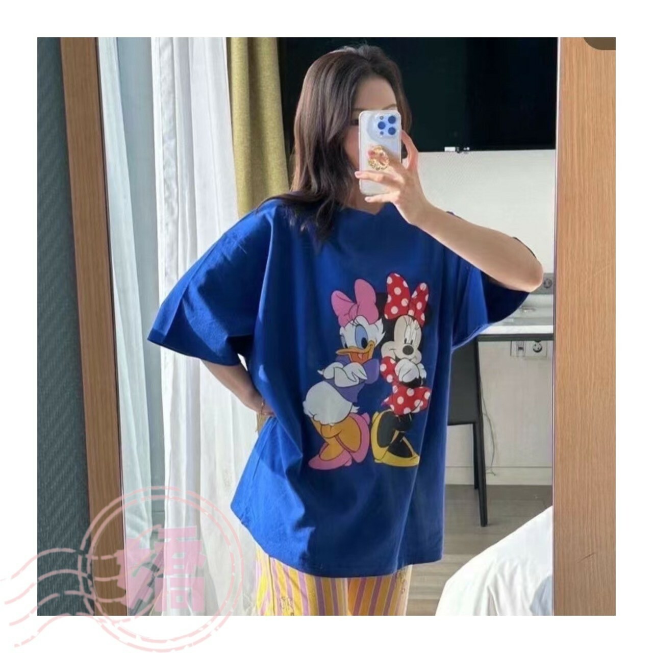 K12004米妮戴西背對背踢(杏'藍'粉)