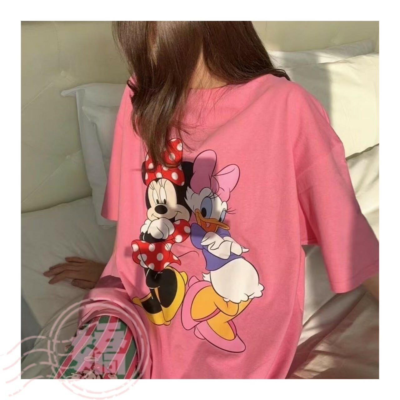 K12004米妮戴西背對背踢(杏'藍'粉)