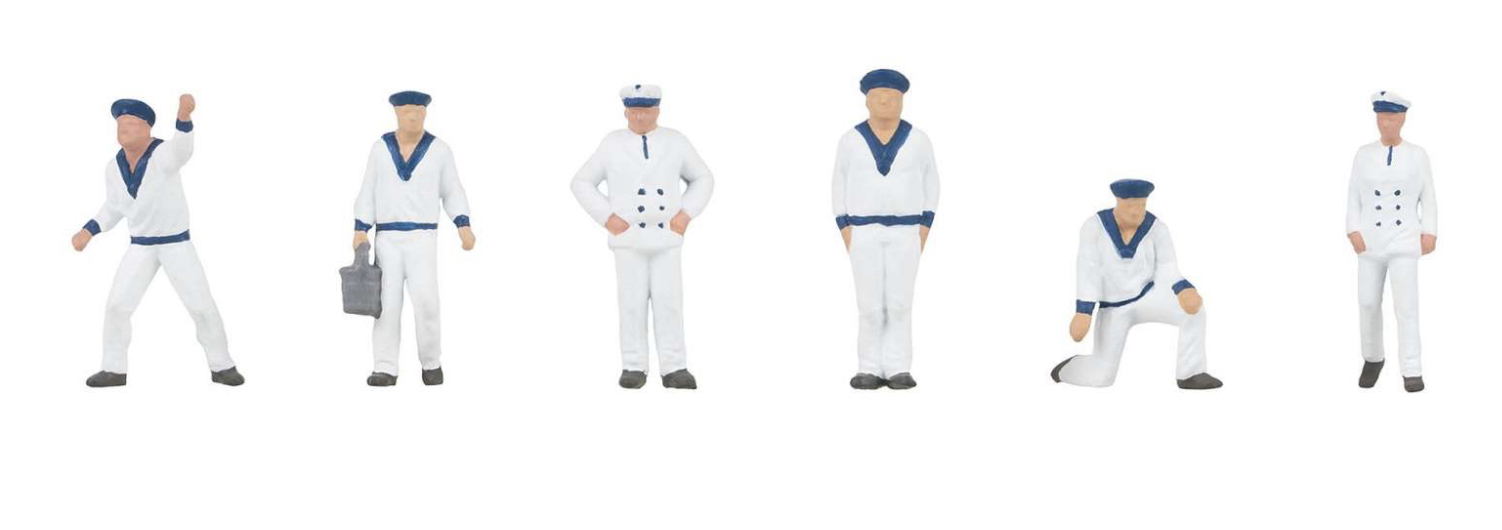 Faller 151749 HO Scale Sailors 6 Figures