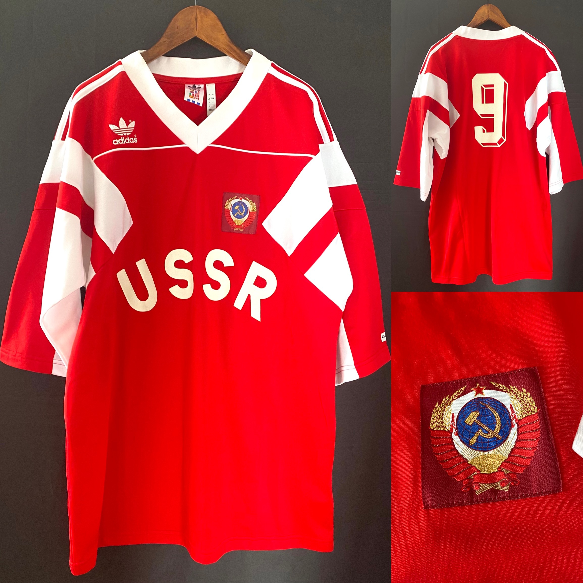 Soviet Union USSR Adidas Original Retro Shirt