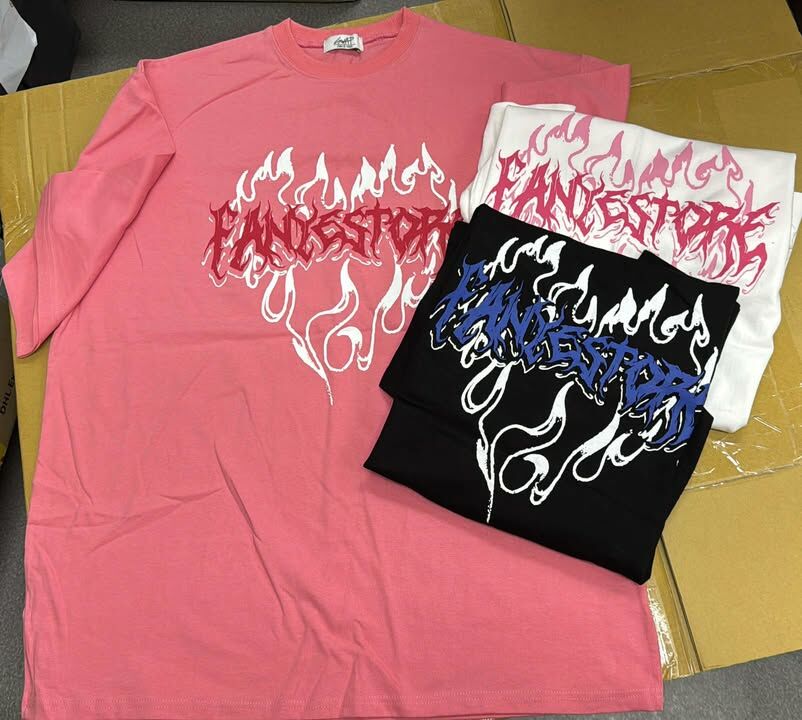 KR 韓國火焰 T-SHIRT，清貨價貨品，不設退換 (K2 M424)