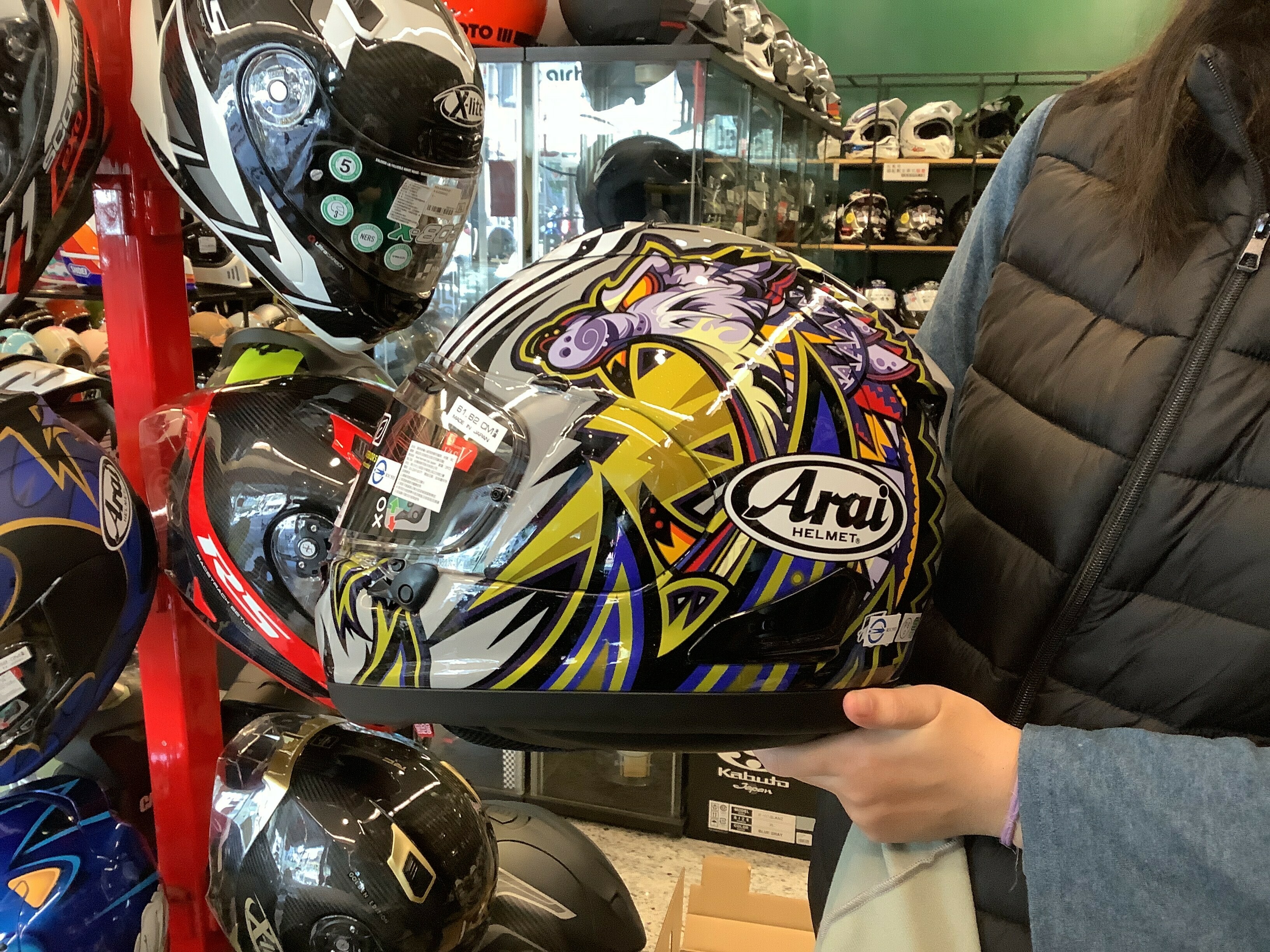 ARAI RX-7X Nakasuga 4 中須賀克行大眼睛全罩式安全帽
