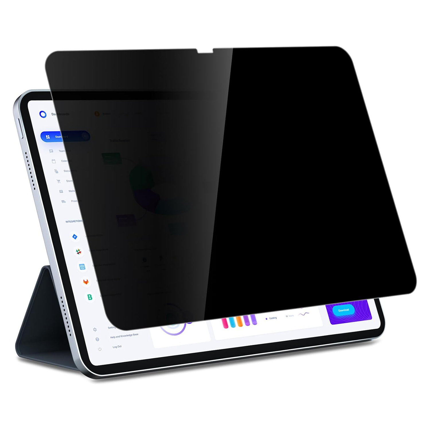 XPRO - Super Glass Privacy - iPad系列 防偷窺防指紋高透光全屏鋼化玻璃保護貼