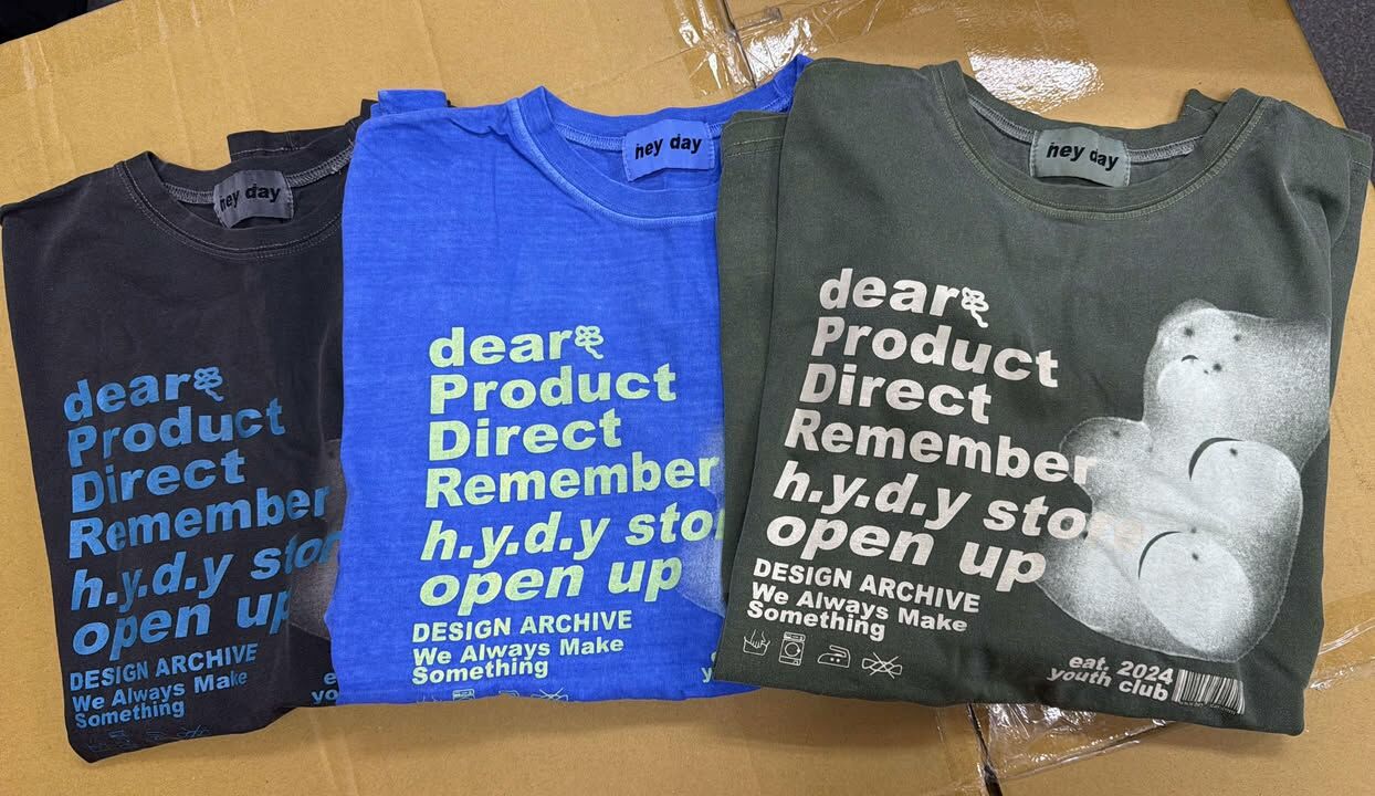 KR 韓國洗水字母T-SHIRT，清貨價貨品，不設退換(K2 M420)