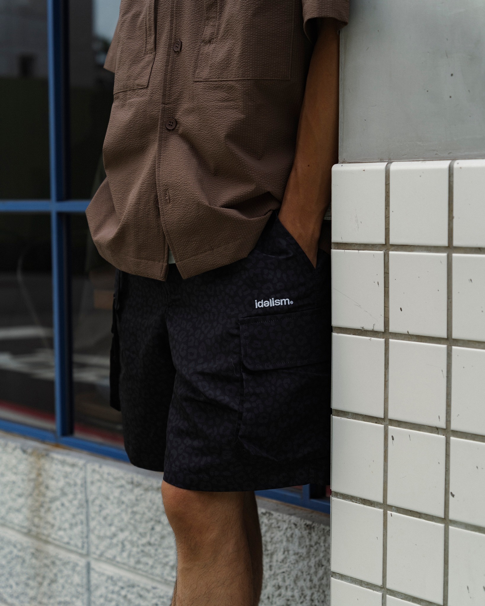 Idealism 豹紋短褲 黑/灰/黃 24 S/S Leopard Cargo-S