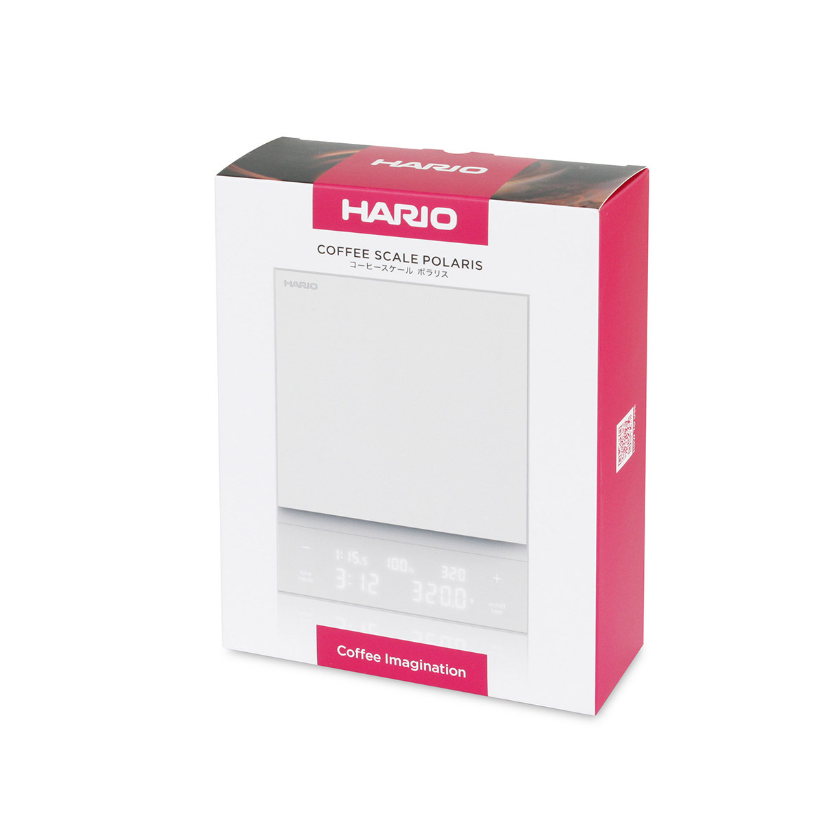 日本 HARIO 0.1~2000g 北極星手沖咖啡電子磅 (白色) -CST-2000-W