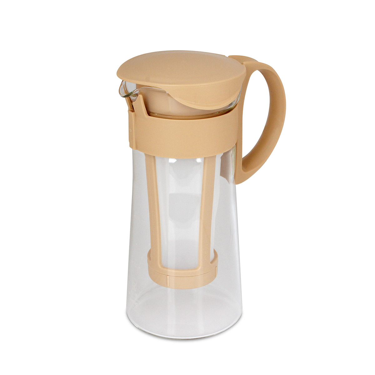 日本 HARIO MIZUDASHI 600ml 過濾式玻璃冷泡咖啡瓶 (淺啡色) -MCPN-7-MC