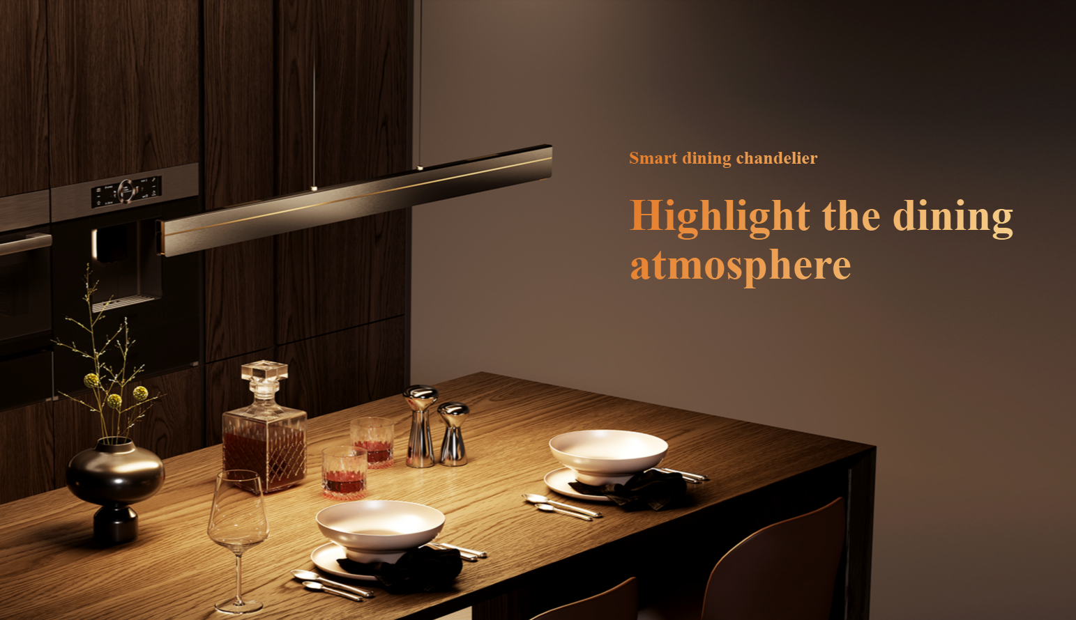 ORVIBO SOPRO 月輝智能餐吊燈 1.2M